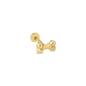 14k Gold Bone Tragus Piercing