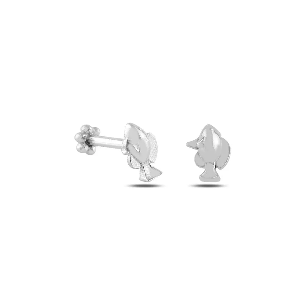 14k Gold Fish Tragus Piercing
