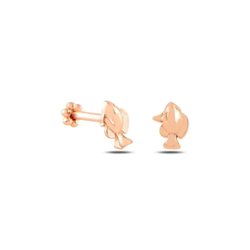14k Gold Fish Tragus Piercing