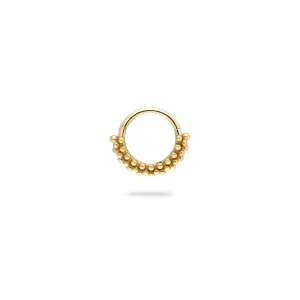 14k Gold Mini Ball Helix Piercing