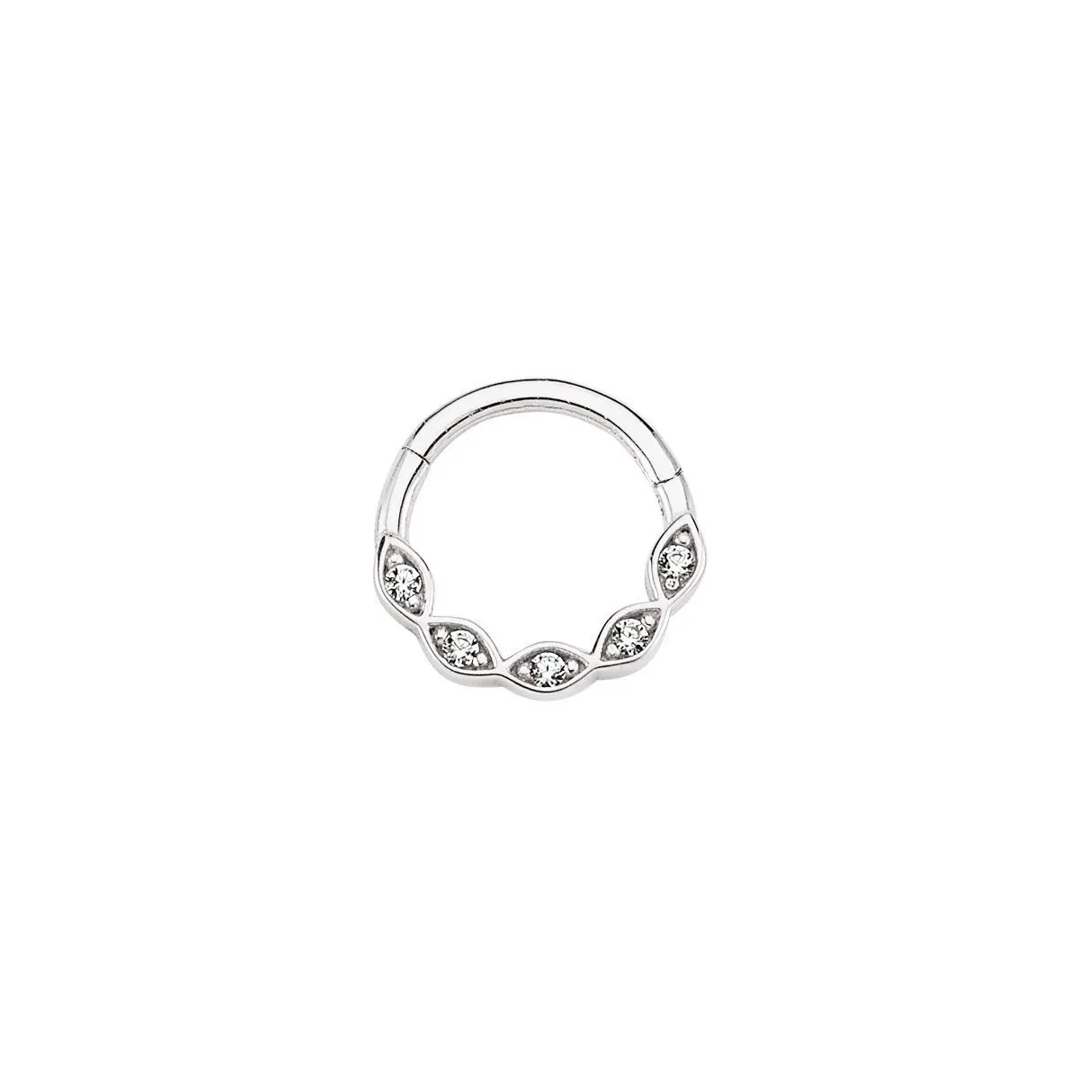 14k Gold Shuttle Helix Piercing