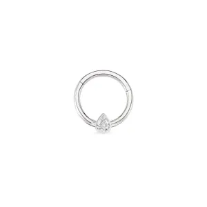 14k Gold Single Drop Helix Piercing