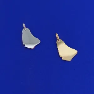 14k Solid Gold Bim Pendant