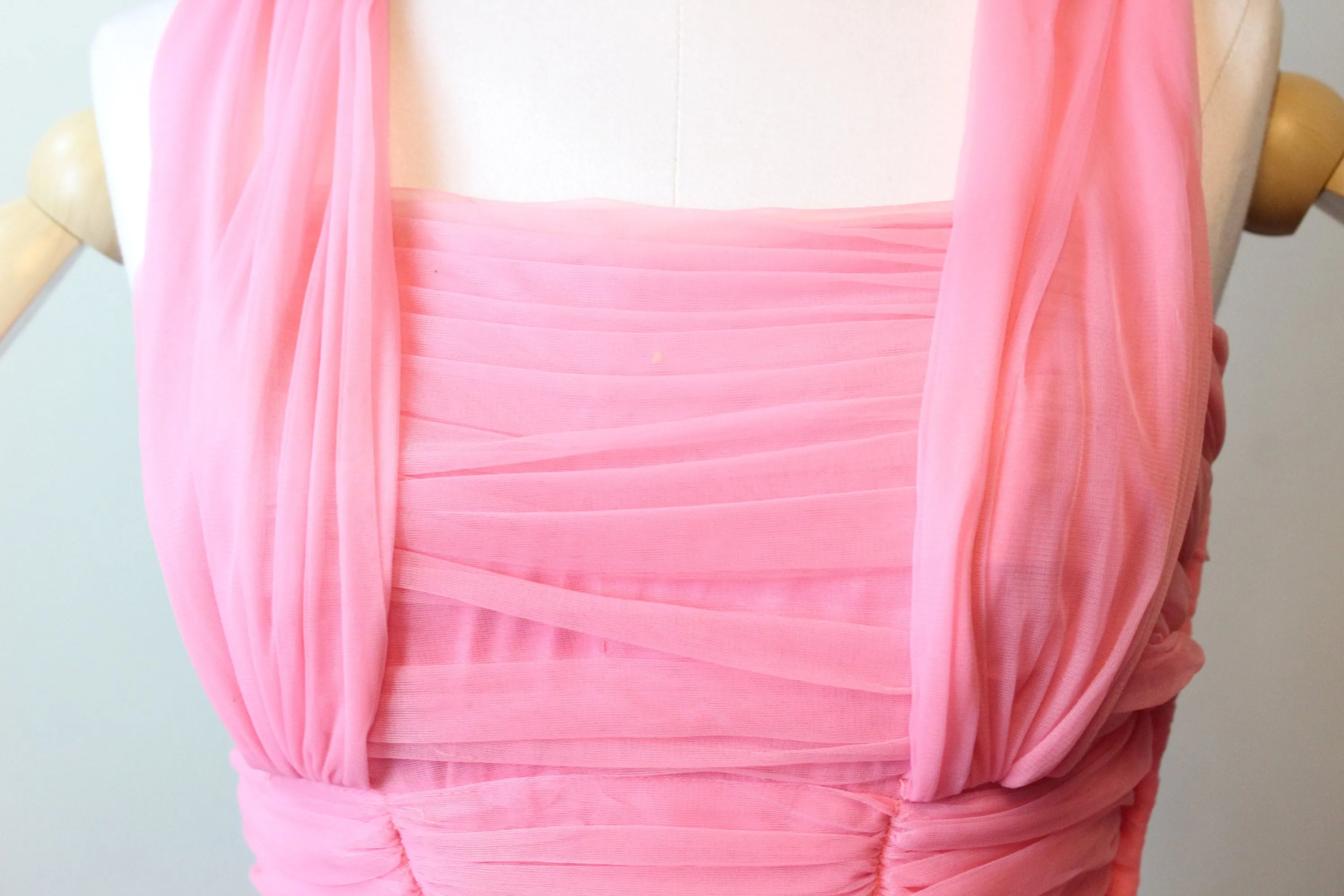 1950s EMMA DOMB barbie pink dress xs | new spring summer