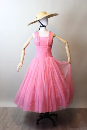 1950s EMMA DOMB barbie pink dress xs | new spring summer