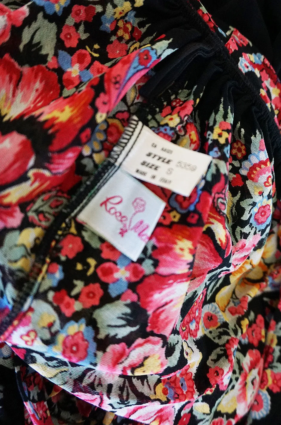 1960s Rose Marie Reid Jersey Multi Tie Cover Up or Dress