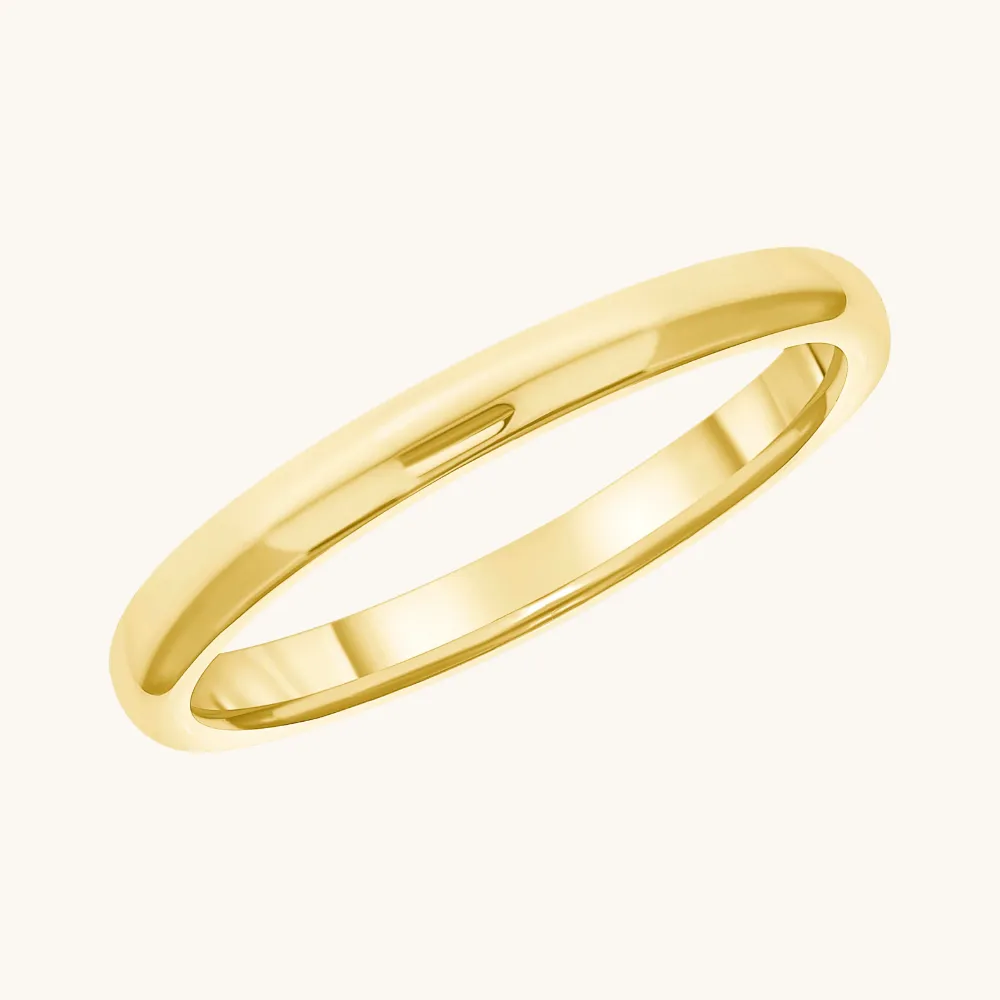 2mm Gold Band