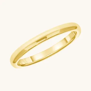 2mm Gold Band