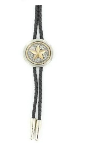 Adult Round Star Bolo Tie
