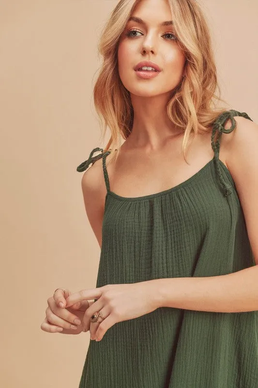 Aemi   Co Pyper Crinkled Gauze Maxi Dress
