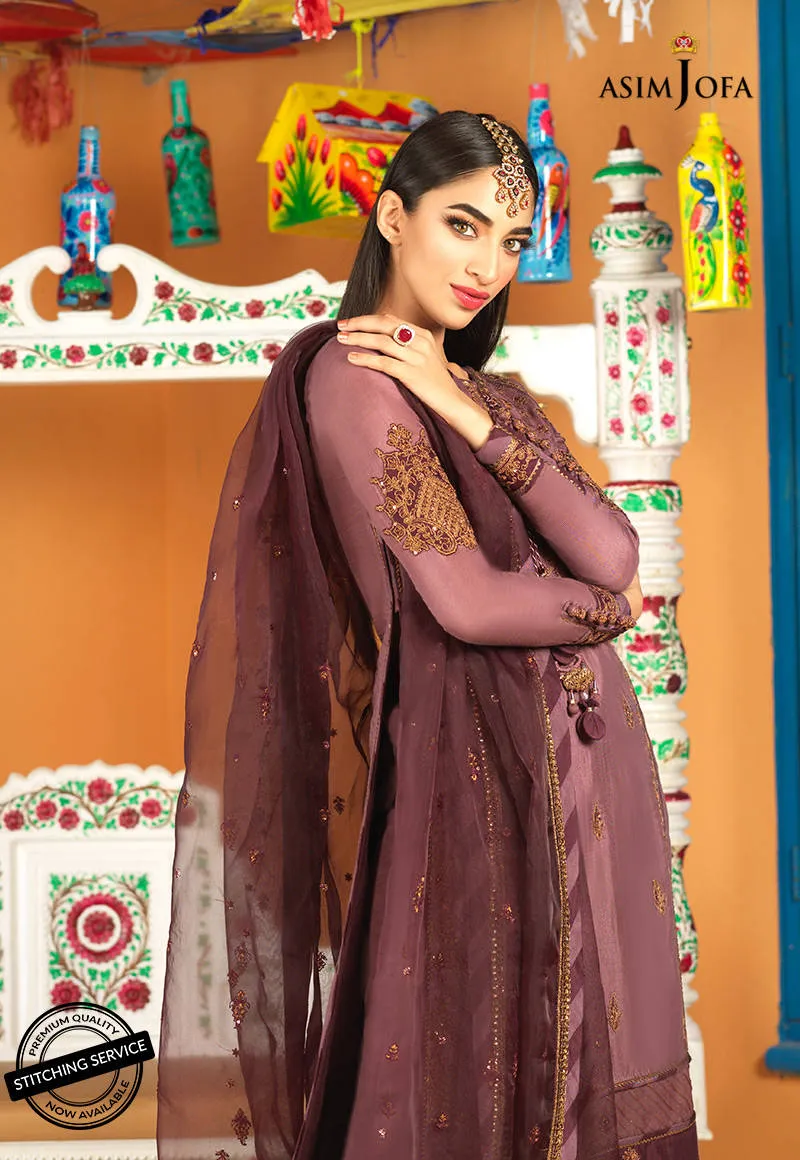 AJFC-71 | Asim Jofa Basant Collection 2022 | Unstitched Embroidered Organza Suit