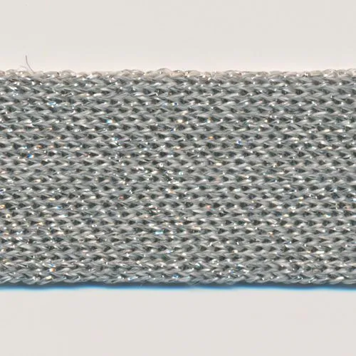 Antique Metallic Knit Tape #1 Platinum