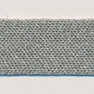 Antique Metallic Knit Tape #1 Platinum