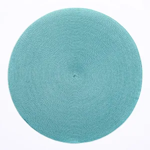 Aqua/Jade Round Placemat