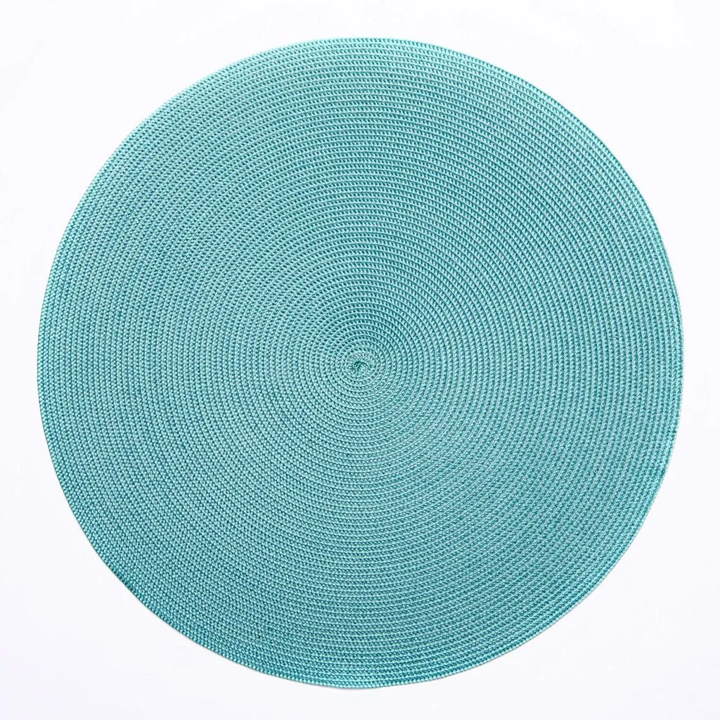 Aqua/Jade Round Placemat