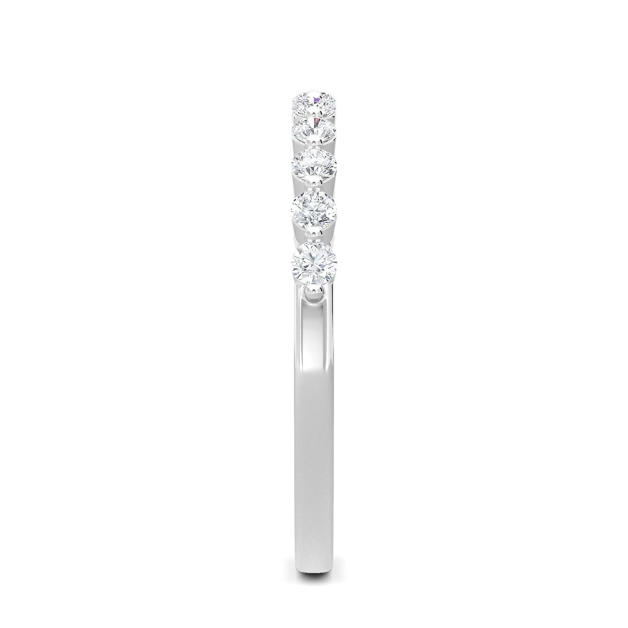 AUTRE - 14k White Gold 0.33ct Ladies Lab Grown Diamond Band