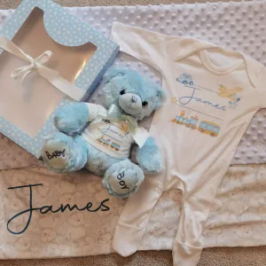 Baby boy gift set