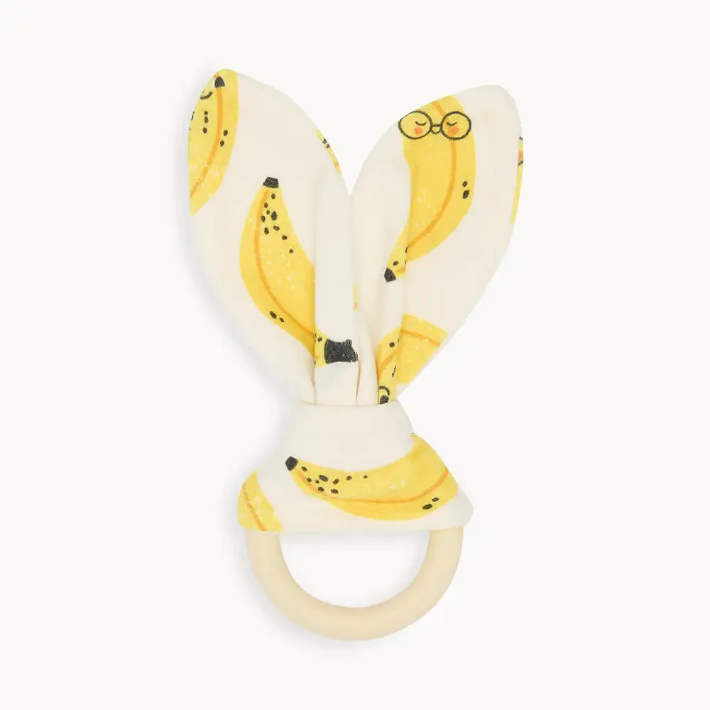 Bananabite Set - Blanket & Teether Gift Set