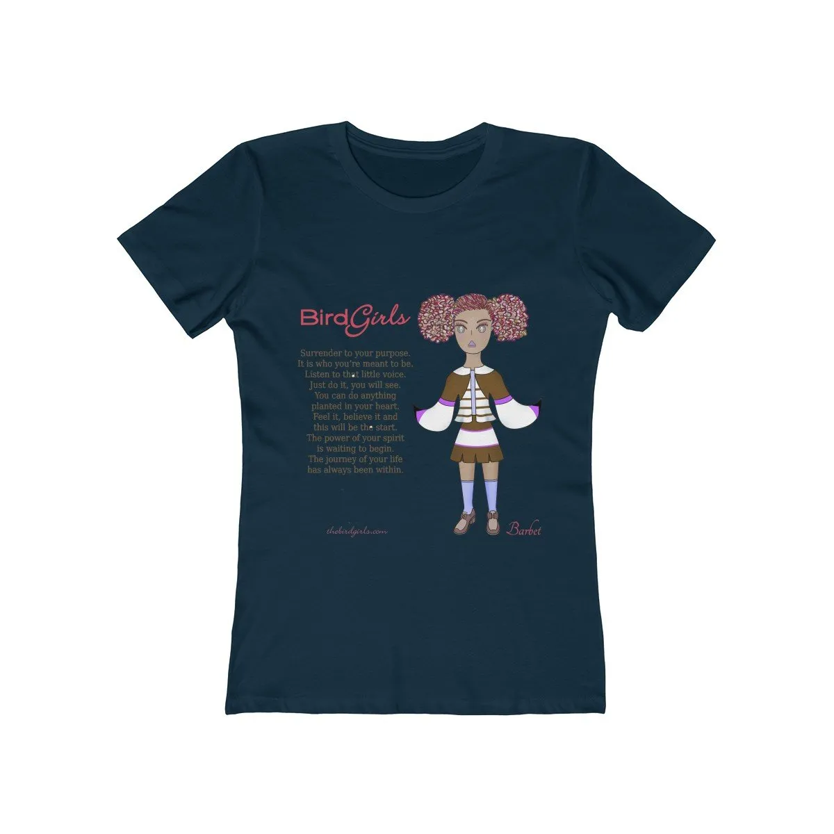 Barbet Poem Women's The Boyfriend Tee