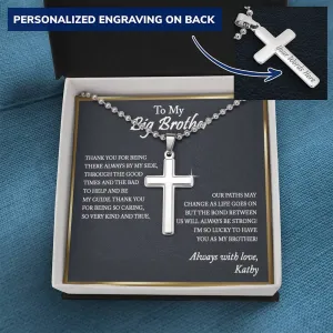 Big Brother Gift from Sister, Big Brother Birthday Gift, Older Brother Gift - Ball Chain