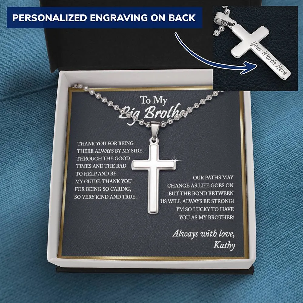 Big Brother Gift from Sister, Big Brother Birthday Gift, Older Brother Gift - Ball Chain