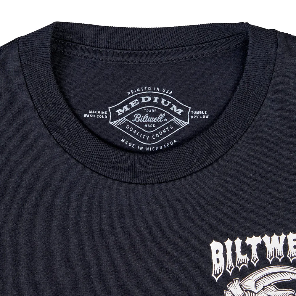 BILTWELL T-SHIRT [CREEP BLACK]
