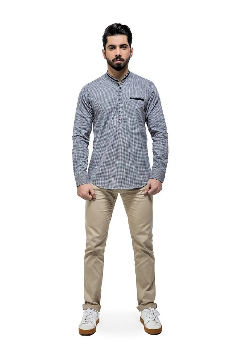 Black Casual Shirt FS Slim Fit