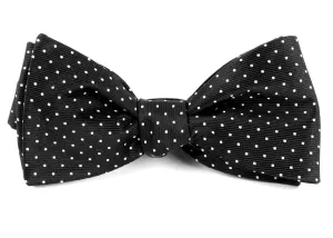 Black Mini Dots Bow Tie