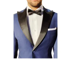 Black Peak Satin Lapel