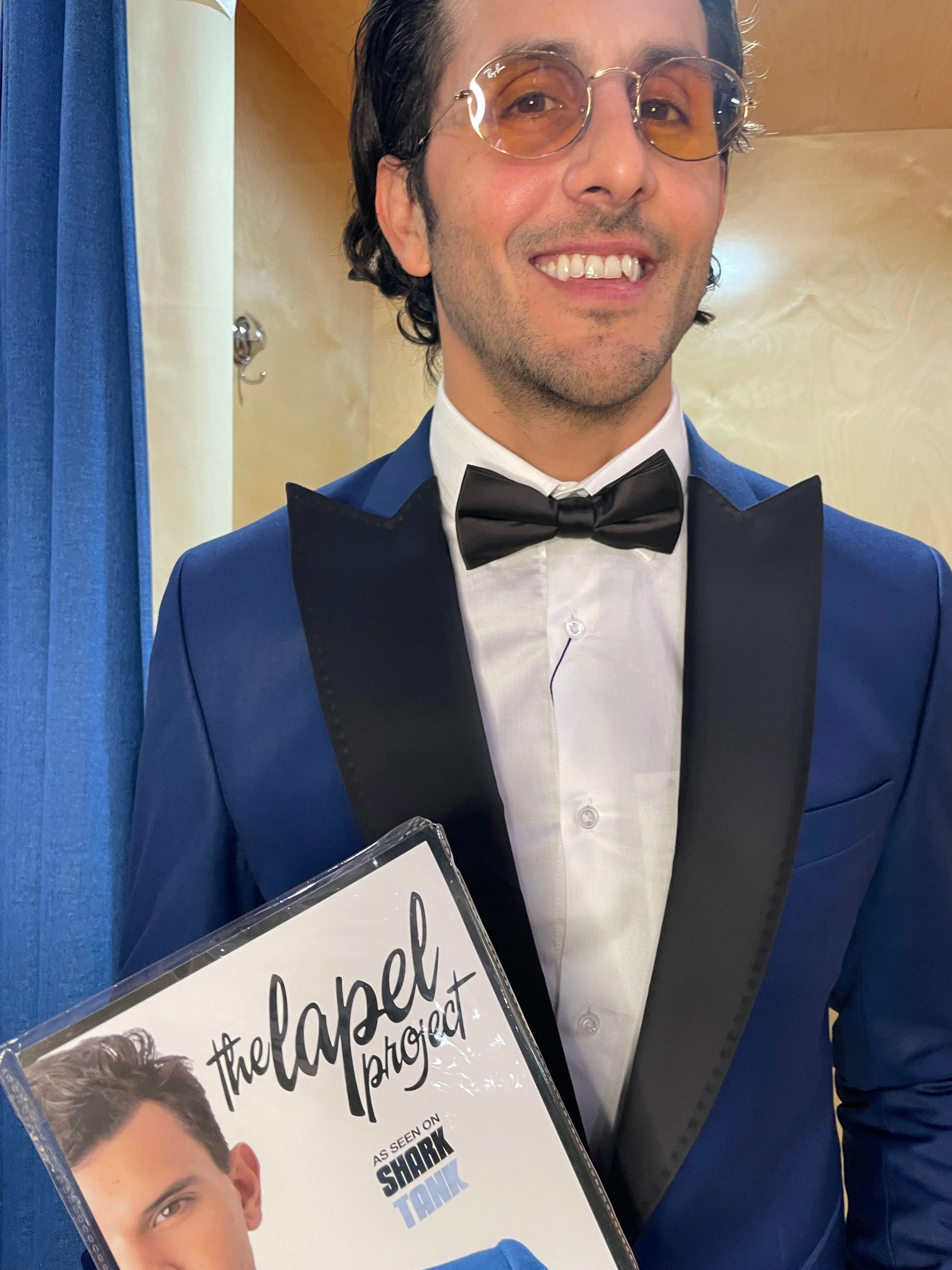 Black Peak Satin Lapel
