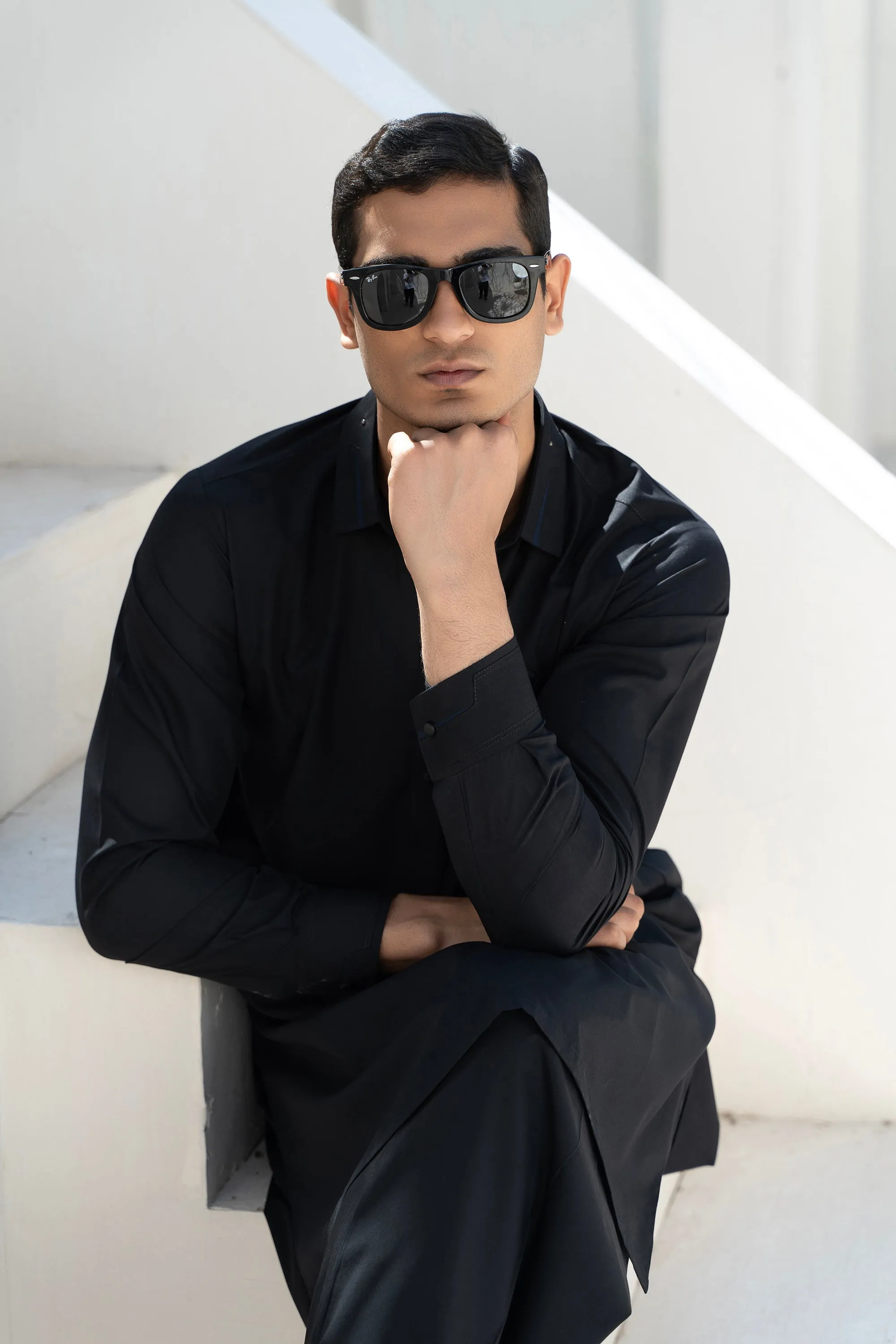 Black Shalwar Kameez