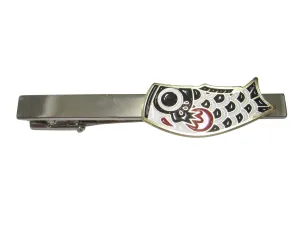 Black Toned Festival Koi Flag Koinobori Tie Clip