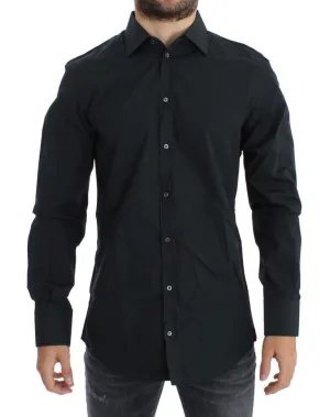 Blue Checkered Slim Fit GOLD Casual Shirt