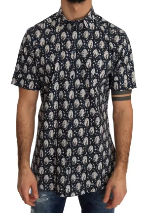Blue Cotton GOLD Slim Fit Shirt