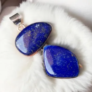 Blue Lapis Solid 925 Sterling Silver Pendant