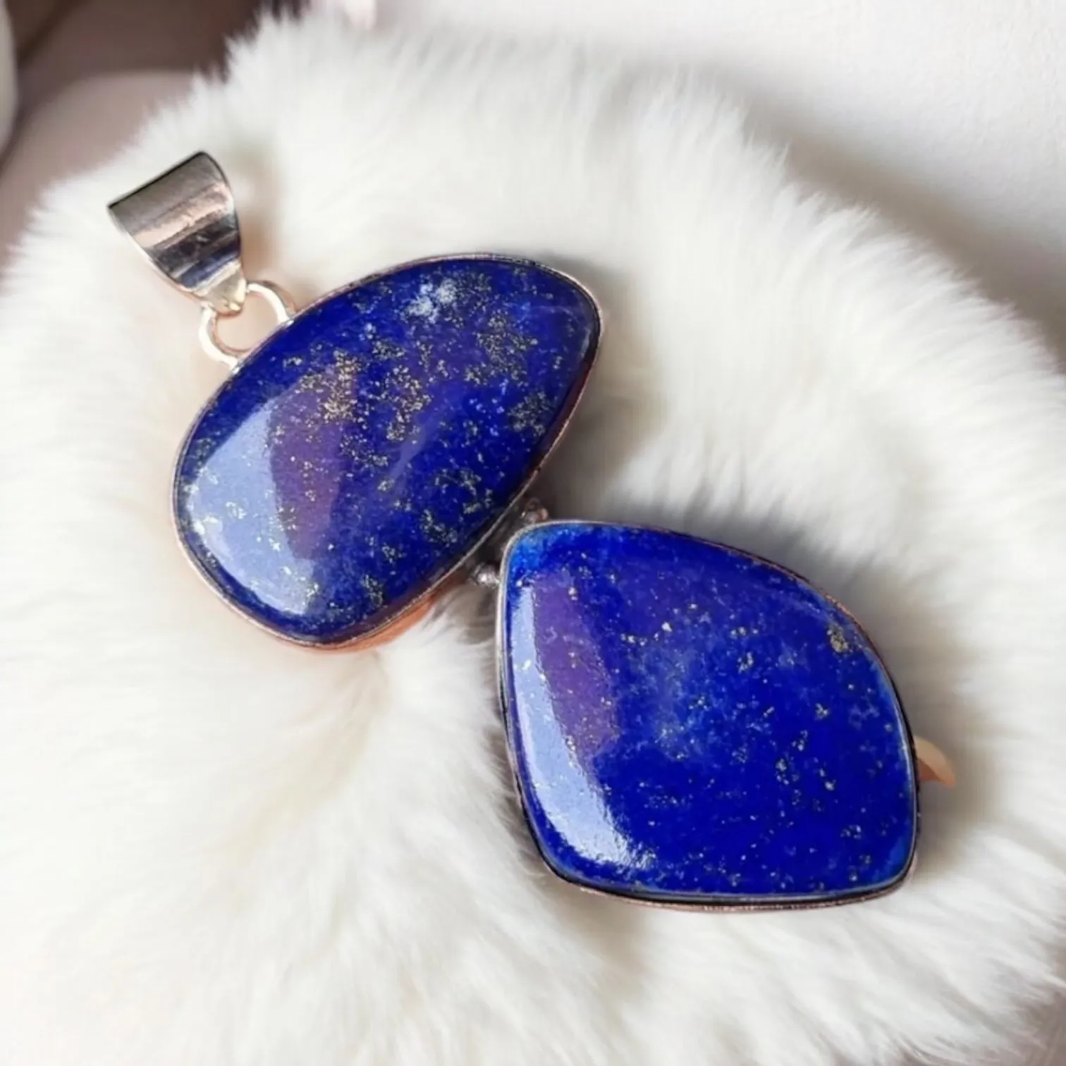 Blue Lapis Solid 925 Sterling Silver Pendant
