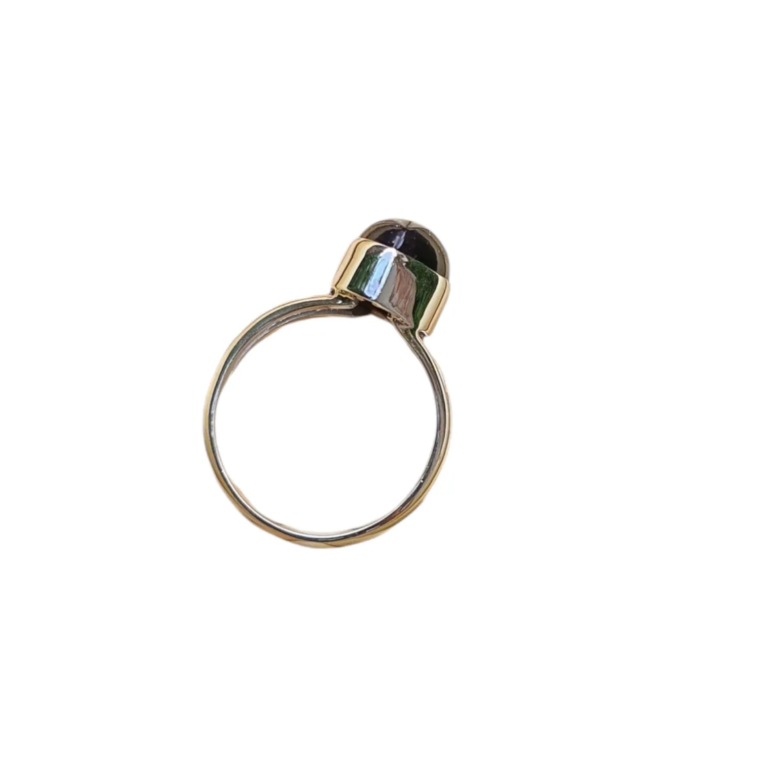 Blue Sandstone Solid 925 Sterling Silver Ring 8.5