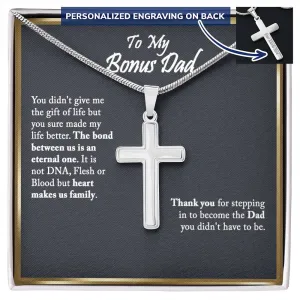 Bonus Dad Gift, Gift for Step Dad, Stepdad Gift, Stepfather Gift, Stepdaddy Gift, Birthday Gift, Fathers Day Gift, Christmas Gifts - Snake Chain