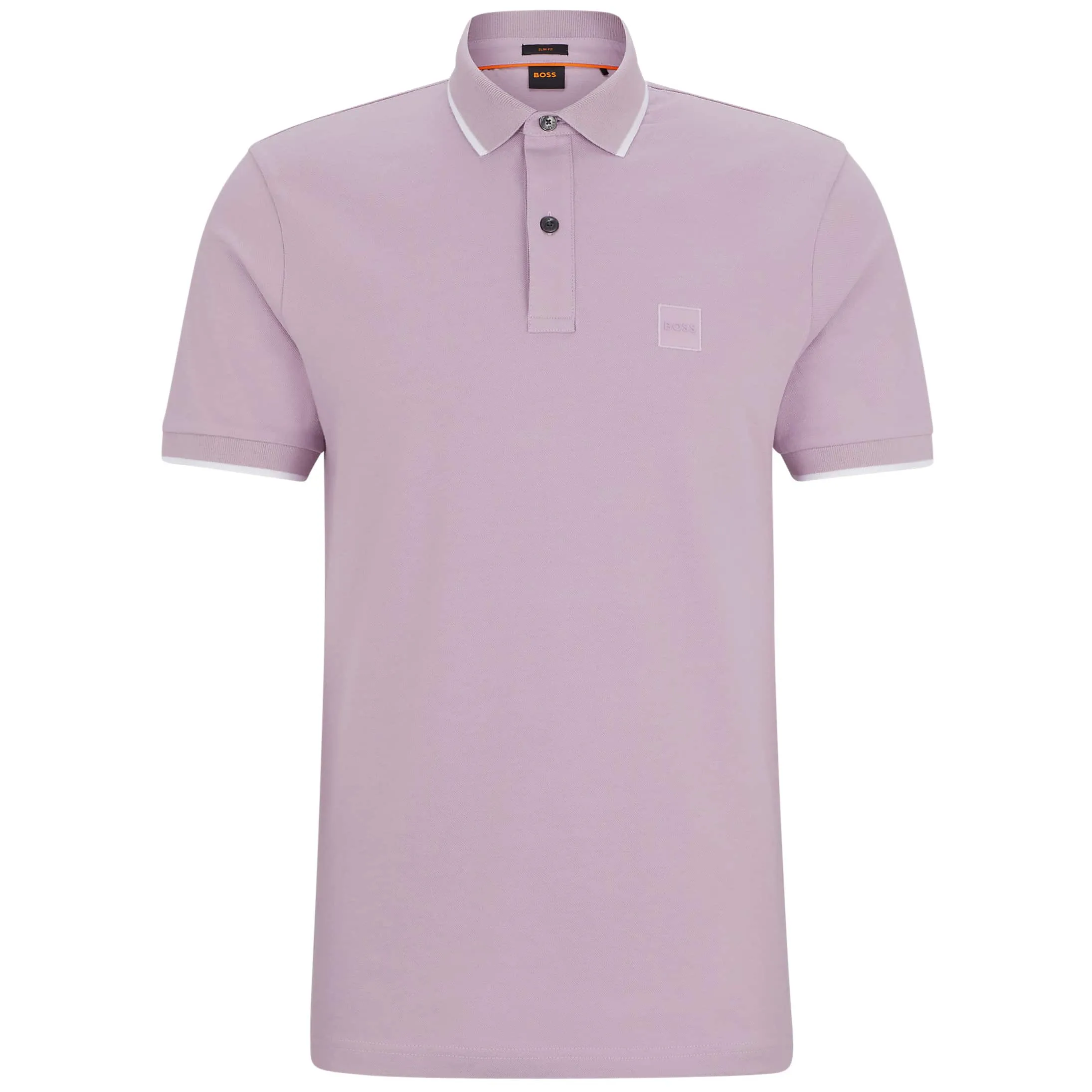 BOSS PASSERTIP STRETCH-COTTON PIQUÉ POLO SHIRT