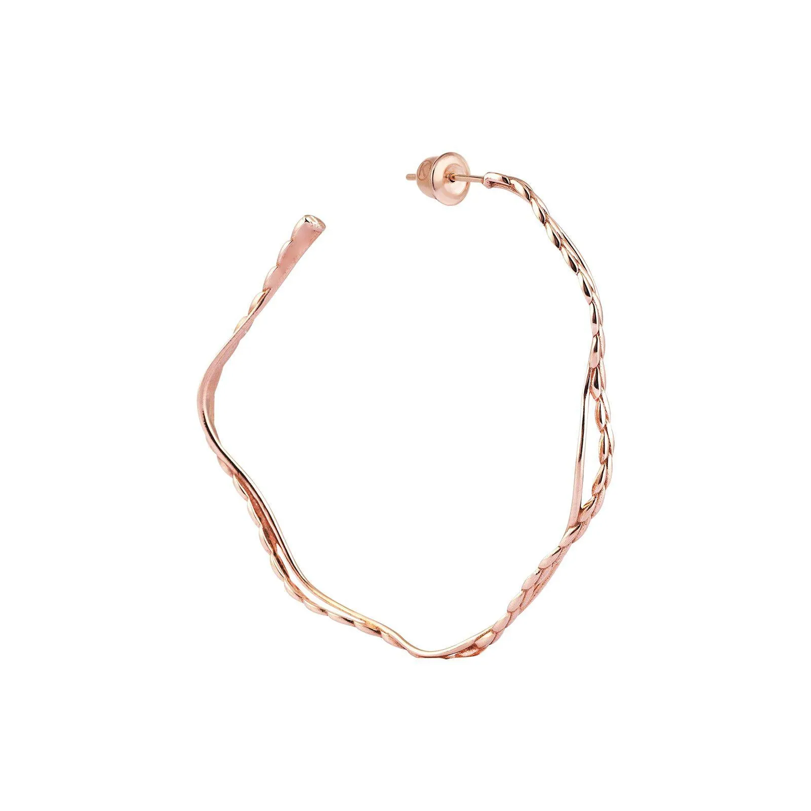 Braided Hoop Earring