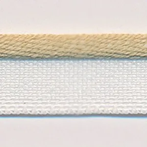 Bright Piping Tape #10 Cream Khaki & White