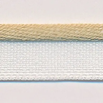 Bright Piping Tape #10 Cream Khaki & White