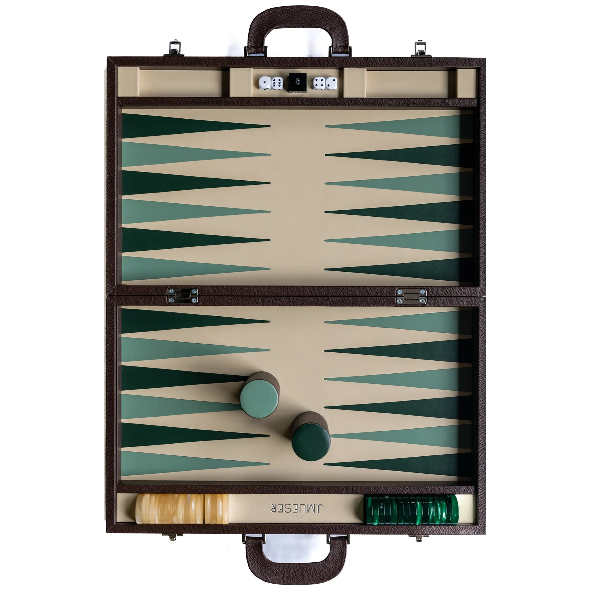 Brown Backgammon Board