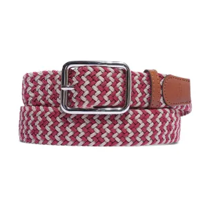 Butter Goods - Braided Belt Natural/Red