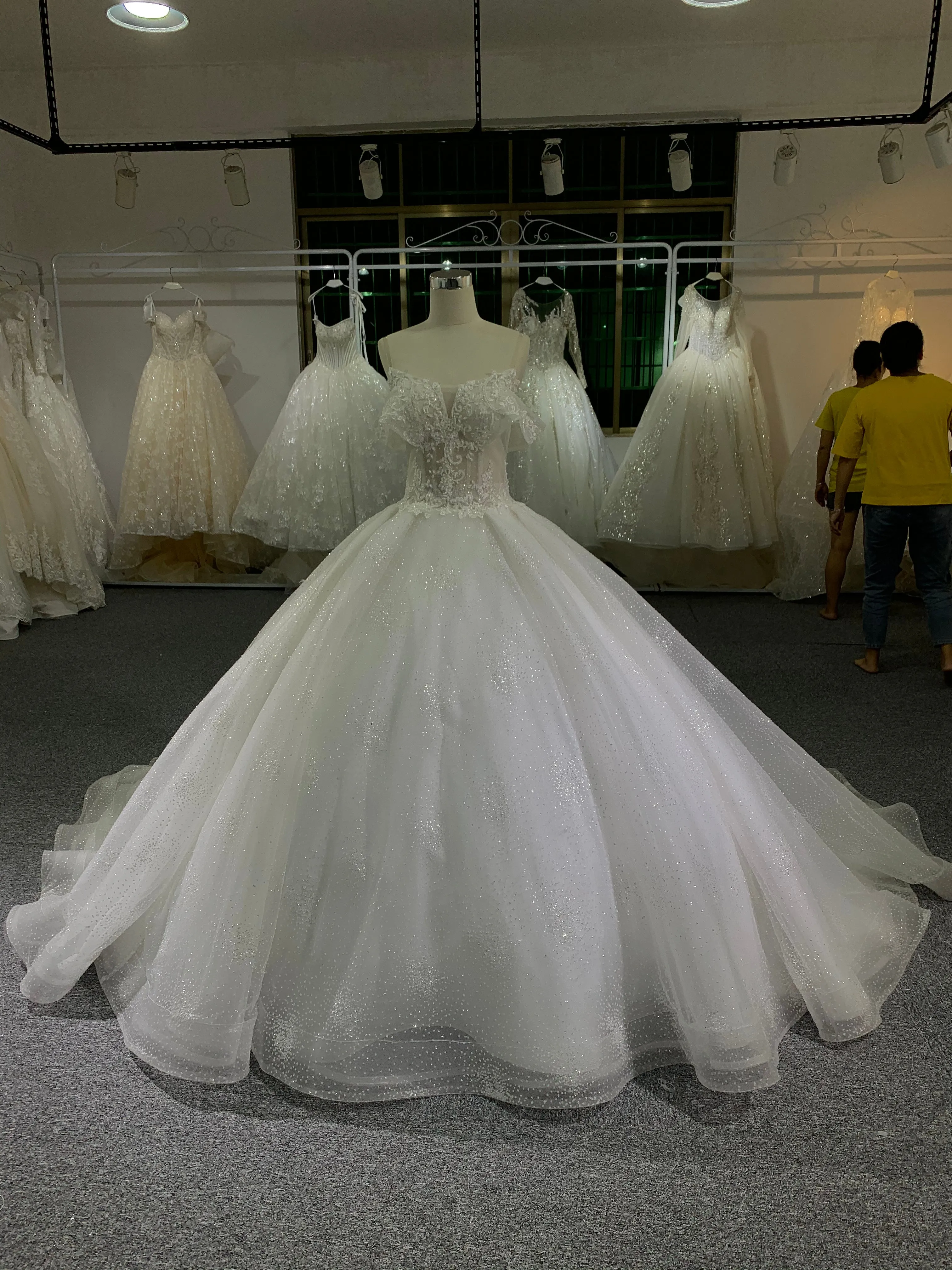 BYG strapless wedding dress