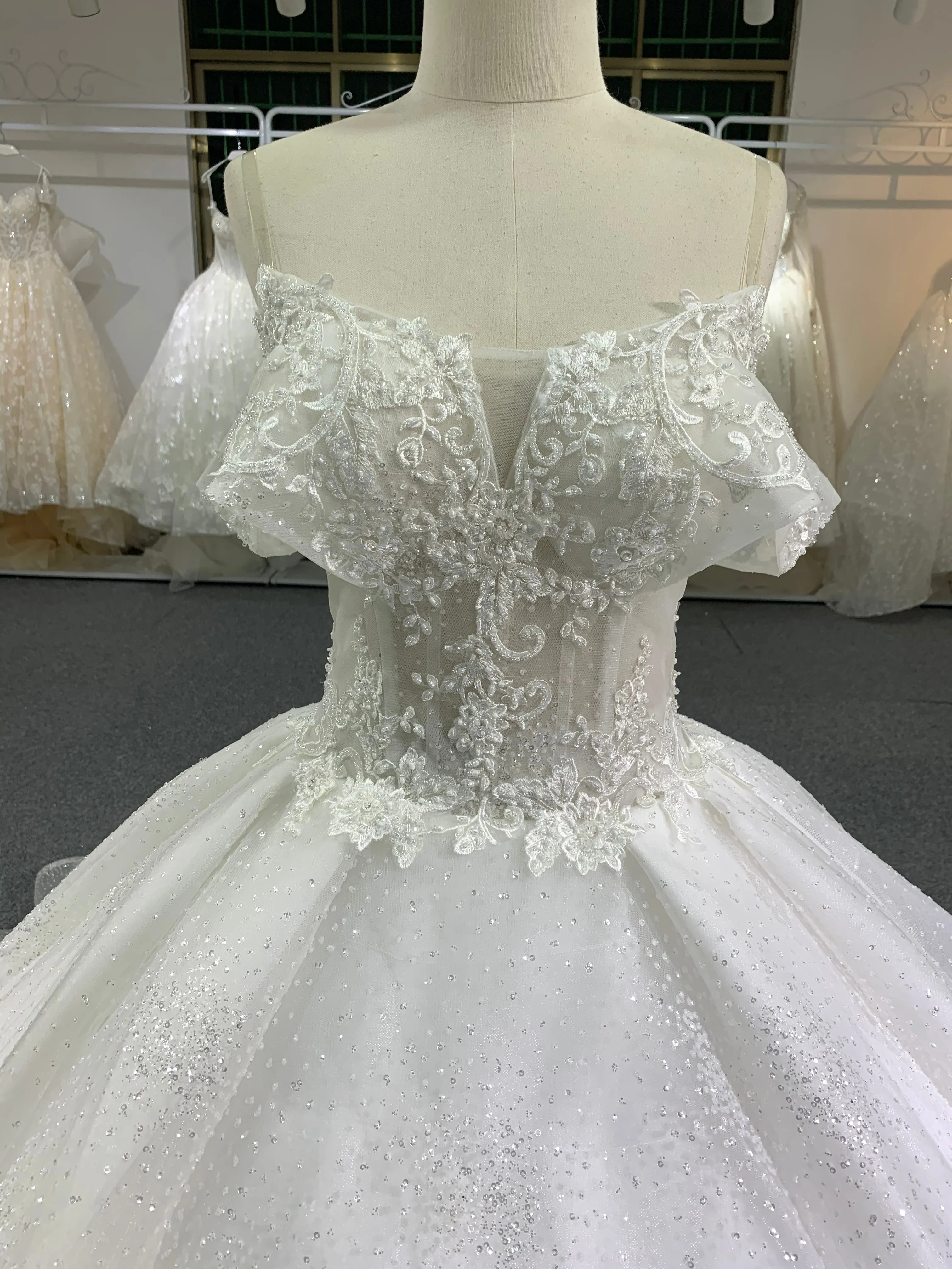 BYG strapless wedding dress