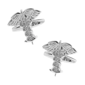 Caduceus Cufflinks