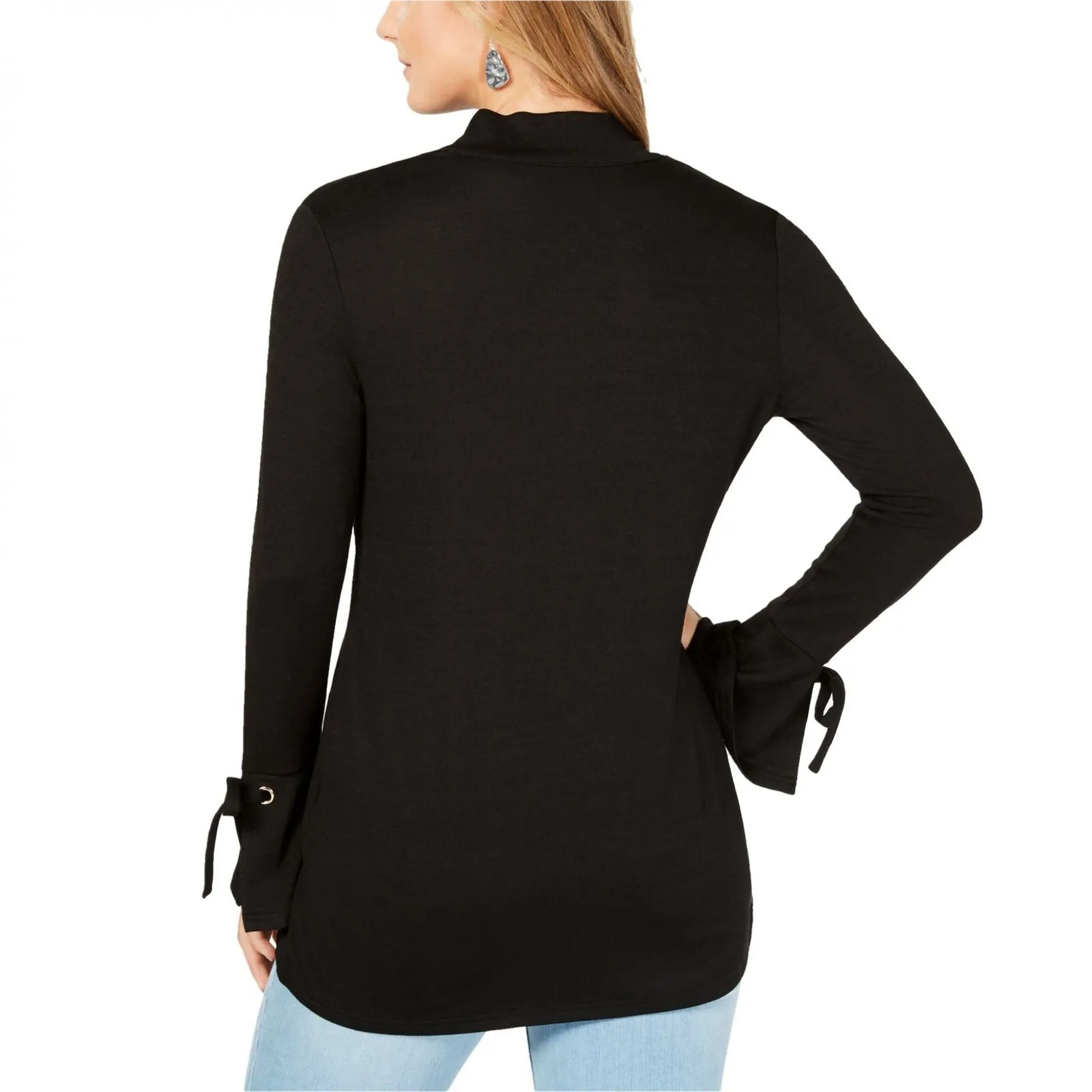 Charter Club Women's Petite Tie Cuff Cardigan Sweater