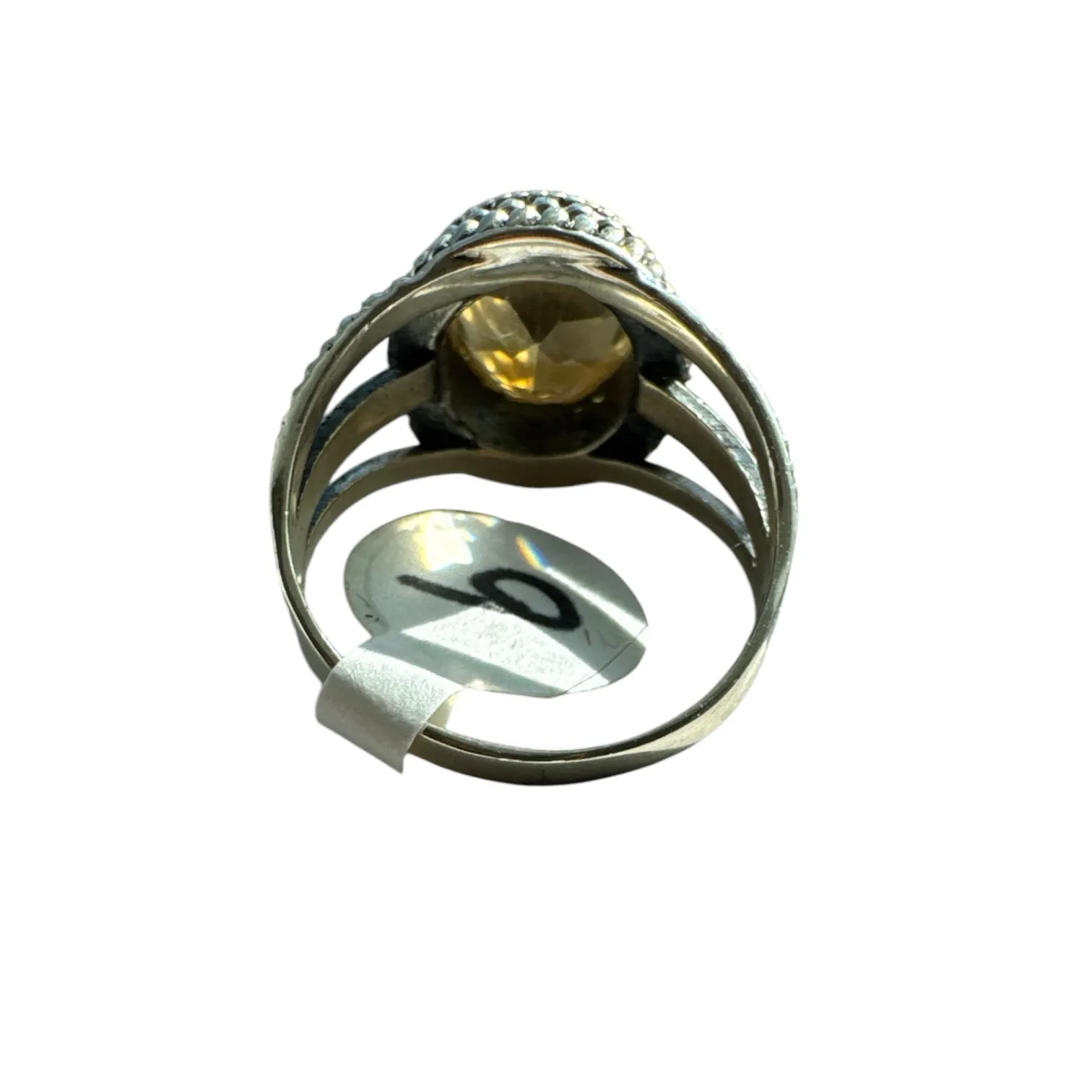 Citrine Solid 925 Sterling Silver Ring 9