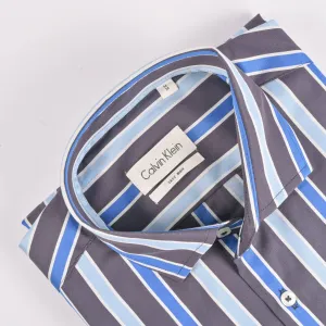Ck Blue Striped Shirt